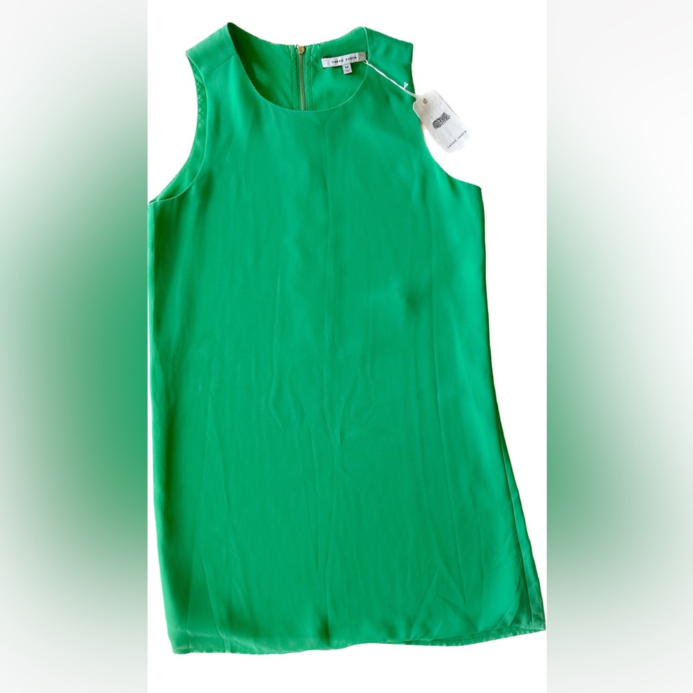 Green Silky Dress